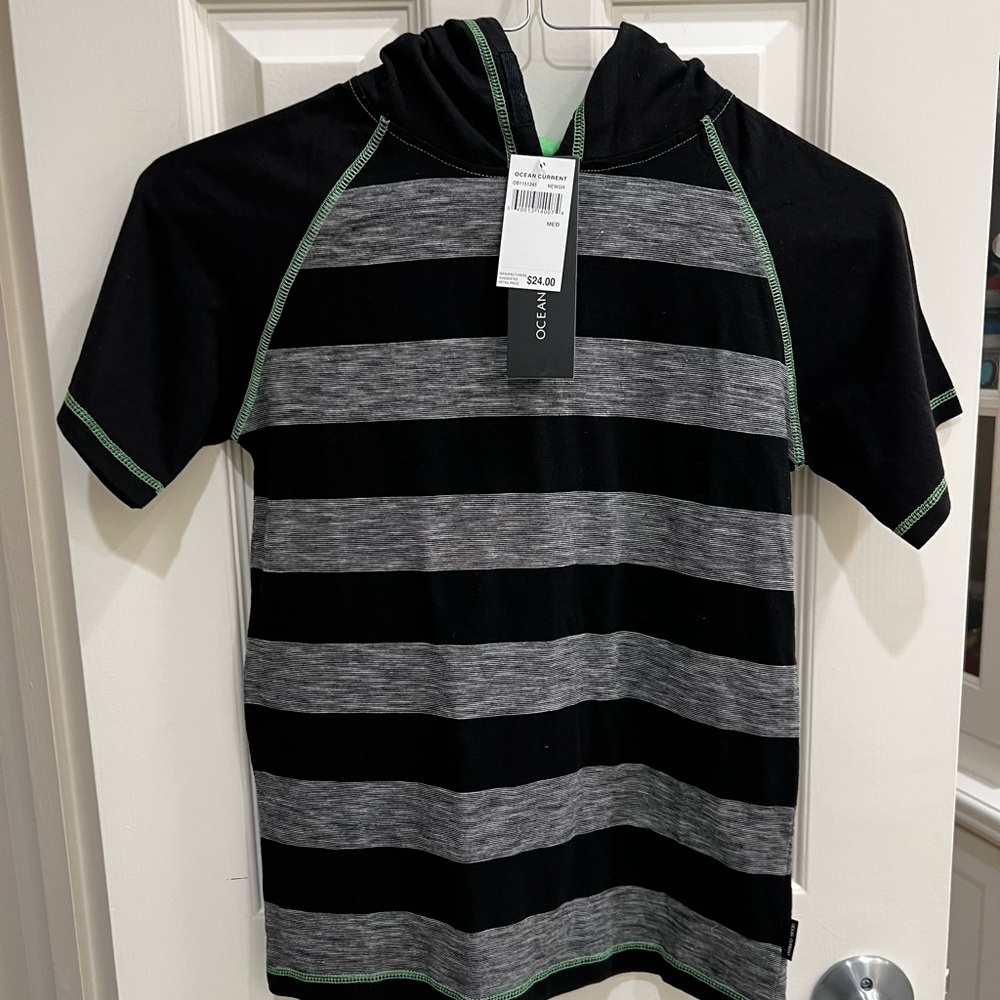 Ocean Current Hooded T-Shirt